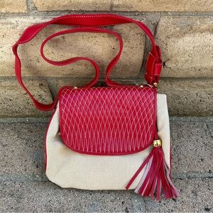 NWT Bally Bag Beautiful Red Detail!